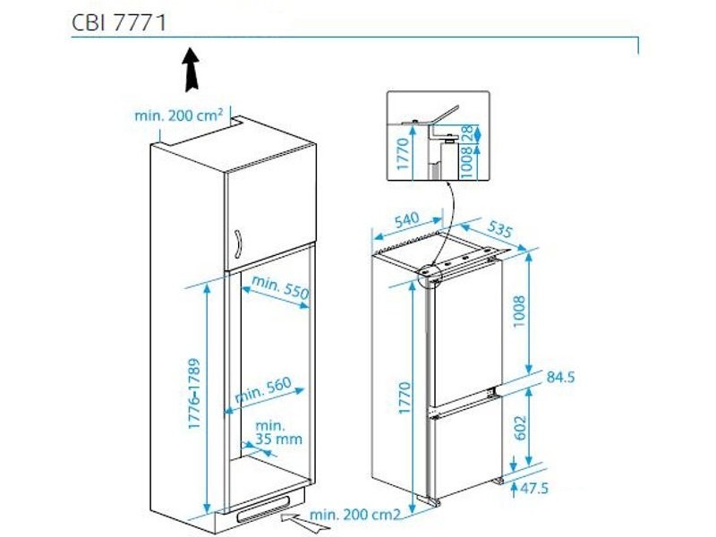 beko bcn 130000 схема встраивания