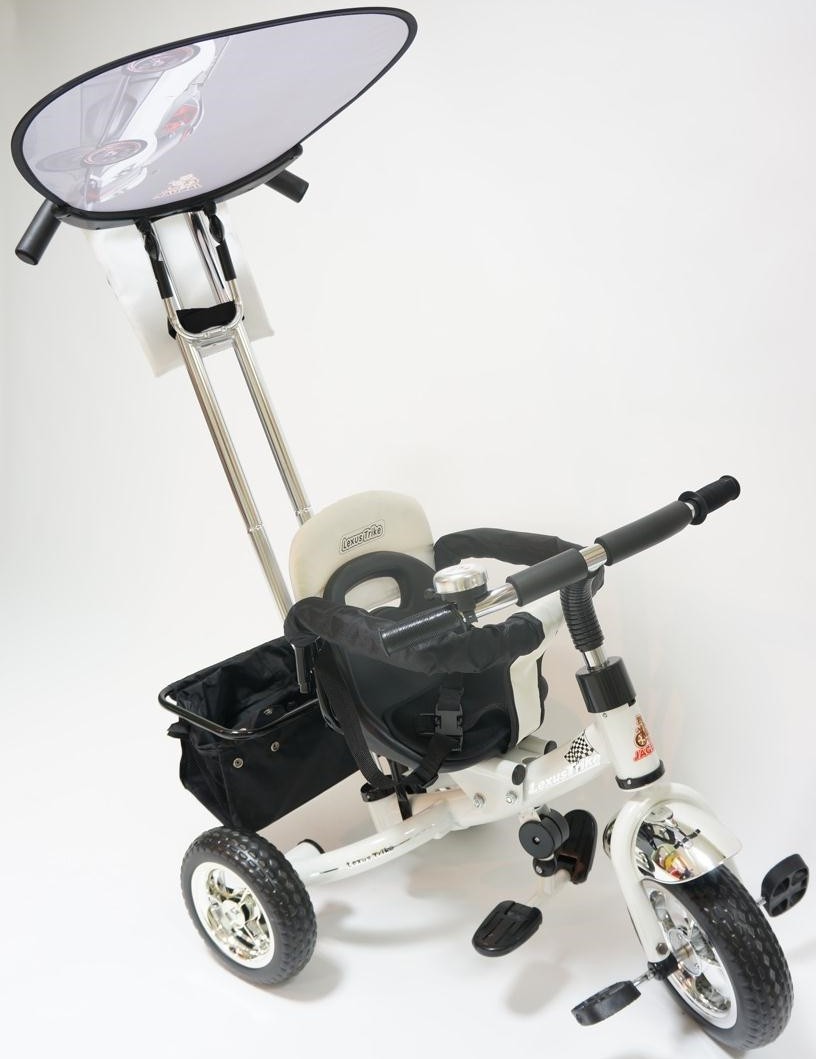 Велосипед трехколёсный Lexus Trike Original Next Deluxe New Design 2014 высокая спинка белый Велосипед трехколёсный Lexus Trike Original Next Deluxe New Design 2014 высокая спинка белый
