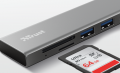 Trust Halyx Fast USB-C Hub & Card Reader