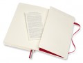 Moleskine Plain Notebook Expanded Soft Red