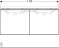 Geberit Acanto 120 500613012
