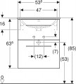 Geberit Selnova Square 55 501.232.00.1