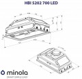 Minola HBI 5202 BL 700 LED