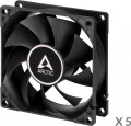 ARCTIC F8 PWM PST Black 5pcs.