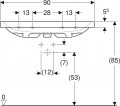 Geberit iCon Light 90 501.836.00.1