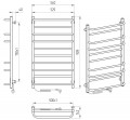 LARIS Zebra Comfort E L 500x900 77700090