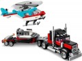 Lego Flatbed Truck with Helicopter 31146