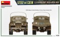 MiniArt G7107 w/Crew 1.5t 4x4 Cargo Truck w/Metal Body (1:35