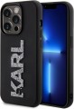 Karl Lagerfeld 3D Rubber Glitter Logo for iPhone 15 Pro Max