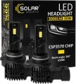 Solar LED HB3 6500K 3000Lm 30W 2pcs