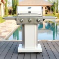Kenmore 3-Burner Compact Gas Grill with Foldable Sides