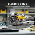 Mould King Lambo Supercar V12 Engine Transmission 10202