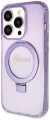 GUESS Ring Stand Script Glitter MagSafe for iPhone 14 Pro Ma