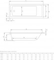 Radaway Linda 100x70 WA1-63-100x070