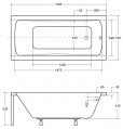 Besco Optima Premium 160x70 WAO-160-PKP