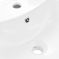 VidaXL Freestanding Basin with Pedestal Ceramic 143001