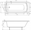 Roca Linea 170x75 A24T048000