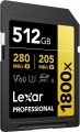 Lexar Professional 1800x UHS-II SDXC 512Gb