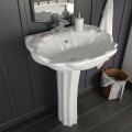 VidaXL Freestanding Basin with Pedestal 143005