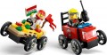 Lego Pizza vs Fire Truck Race Car Pack 60458