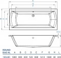 Koller Pool Round Duo XL 190x90 1224280133