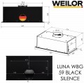 Weilor Luna WBG 59 BK Silence