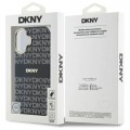 DKNY Repeat Texture Pattern with Stripe for iPhone 16