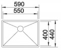 Blanco Zerox 550-IF