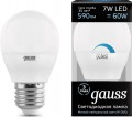 Gauss LED G45 7W 4100K E27 105102207-D