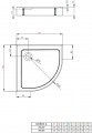 Radaway Doros A Compact SDRA8080