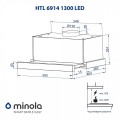 Minola HTL 6914 BL 1300 LED