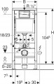 Geberit DuofixBasic 500.103.DW.R WC