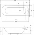 Besco Intrica 150x75 WAIN-150-PK