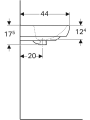 Geberit Selnova Square 55 500.290.01.1