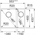 Franke Maris MRG 260/160-34-15 135.0669.536