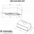 Minola HBI 5324 I 800 LED