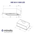 Minola HBI 5614 BL 1000 LED
