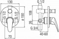 Nobili Rubinetterie Hera H547100CR