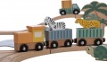 FreeOn Free2Play Wooden Railroad with Wagons and Animal Frie