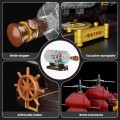 Mould King Small Drift Bottle Mini Queen Revenger Ship 10085