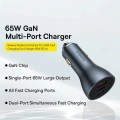 BASEUS Golden Contactor Pro GaN Car Charger U+2C 65W