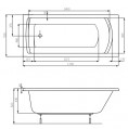 Roca Linea 170x75