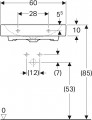 Geberit Citterio 60 500544011