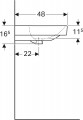 Geberit Smyle Square 75 500249011