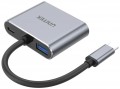 Unitek uHUB Q4 Lite 4-in-1 USB-C Hub with MST Dual Display a