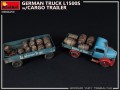 MiniArt German Truck L1500s w/Cargo Trailer (1:35)