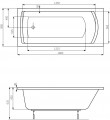 Roca Linea 180x80 A24T064000