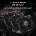 Corsair RS120 Black Triple Pack