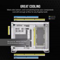 Corsair 2500X White/Satin Gray Aluminum