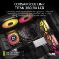 Corsair iCUE LINK TITAN 360 RX LCD Black